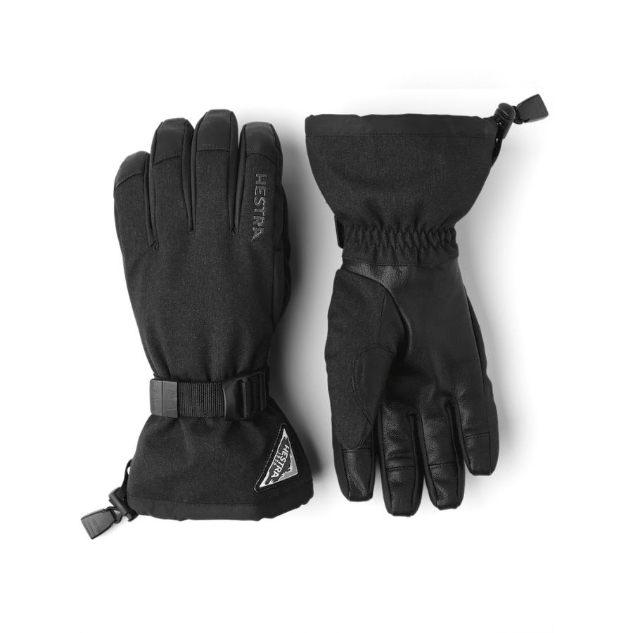 Hestra Powder Gauntlet - 5 finger Black