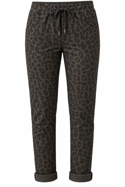 Caramelle Magic Pant Leo Print Choco