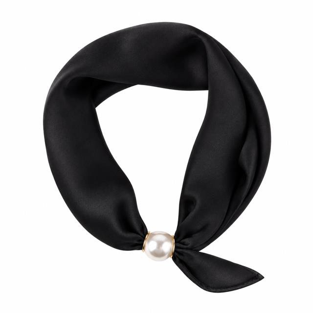 Caramelle Sjal med Magnet Black