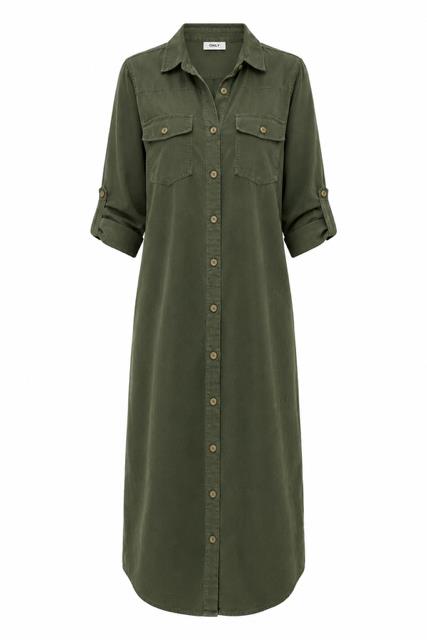 Caramelle Skjortklänning Khaki