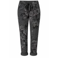 Caramelle Magic Pant Flower Print Dark Grey