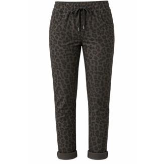 Caramelle Magic Pant Leo Print Choco