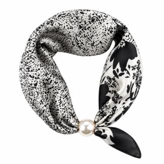 Caramelle Sjal med Magnet Black