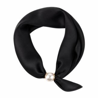 Caramelle Sjal med Magnet Black
