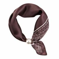 Caramelle Sjal med Magnet Brown