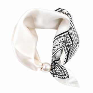 Caramelle Sjal med Magnet White