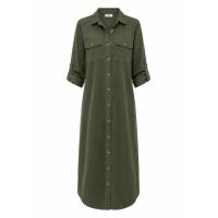 Caramelle Skjortklänning Khaki