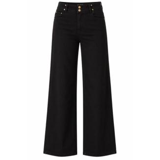 Caramelle Stretch Wide Leg Black