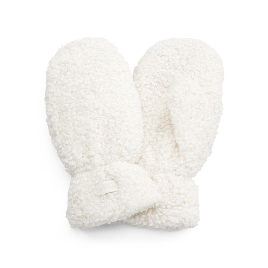 Handskkompaniet Mitten Polyester Fur Beige