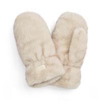 HK Mitten Polyester Fur Beige