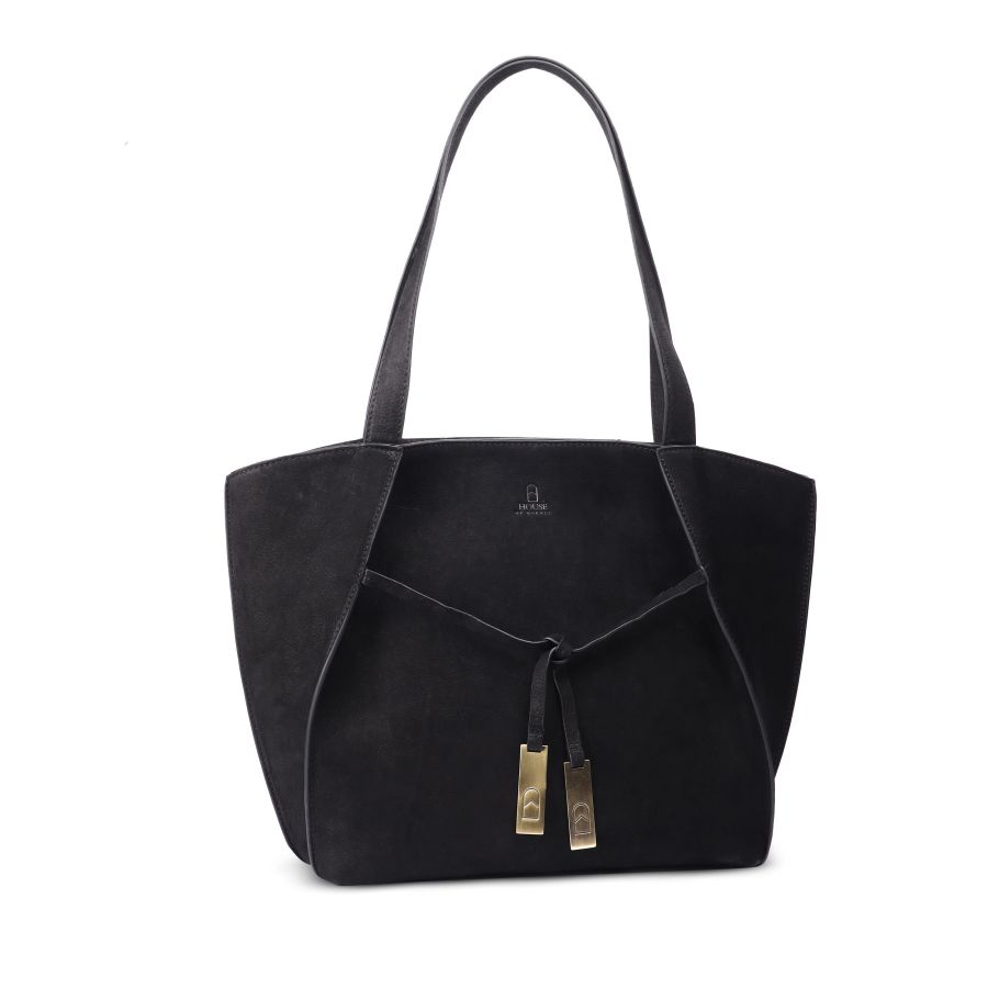 House of Nordic Chic Boho Tote Bag Black
