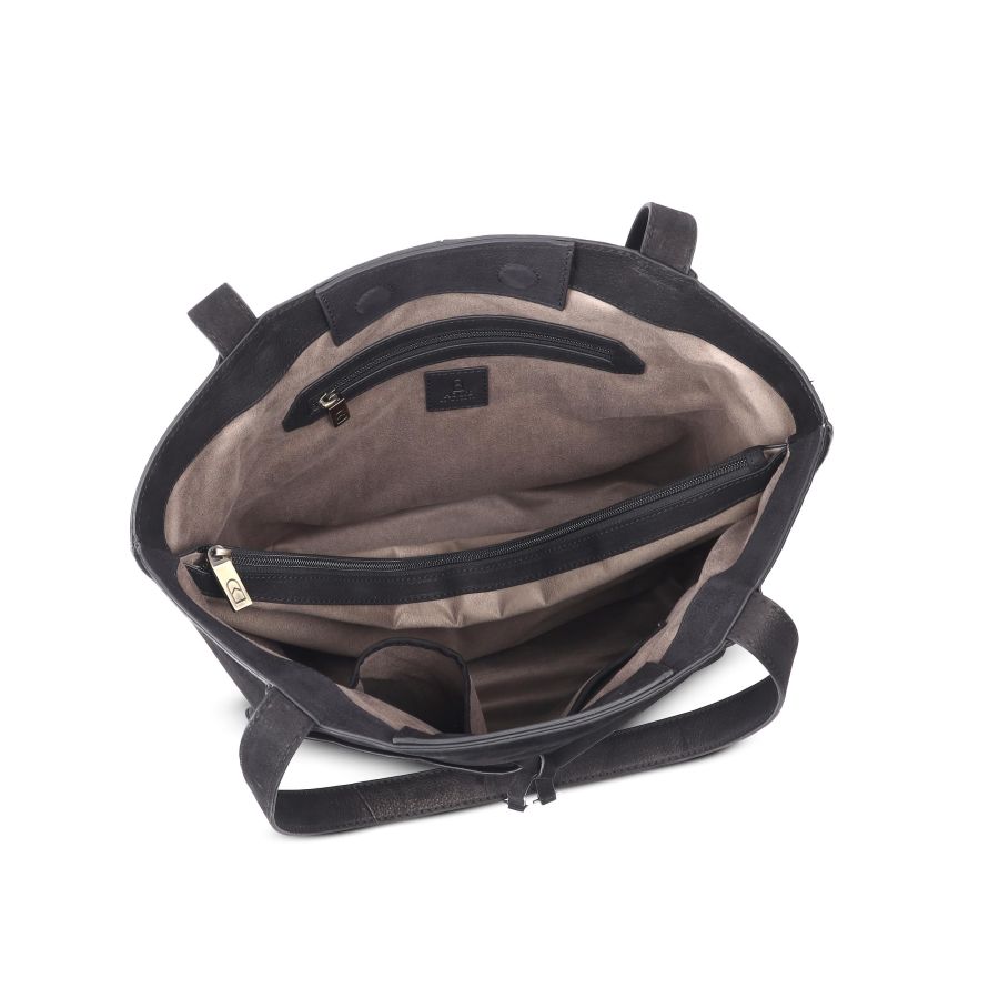 House of Nordic Chic Boho Tote Bag Black