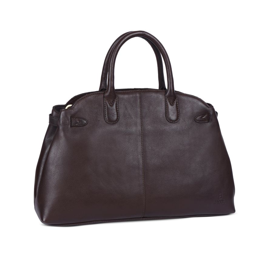House of Nordic Classic Handbag Dark Brown, 11