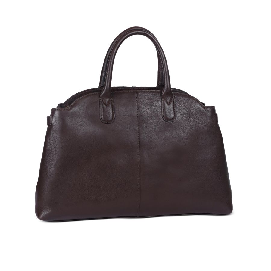 House of Nordic Classic Handbag Dark Brown, 11