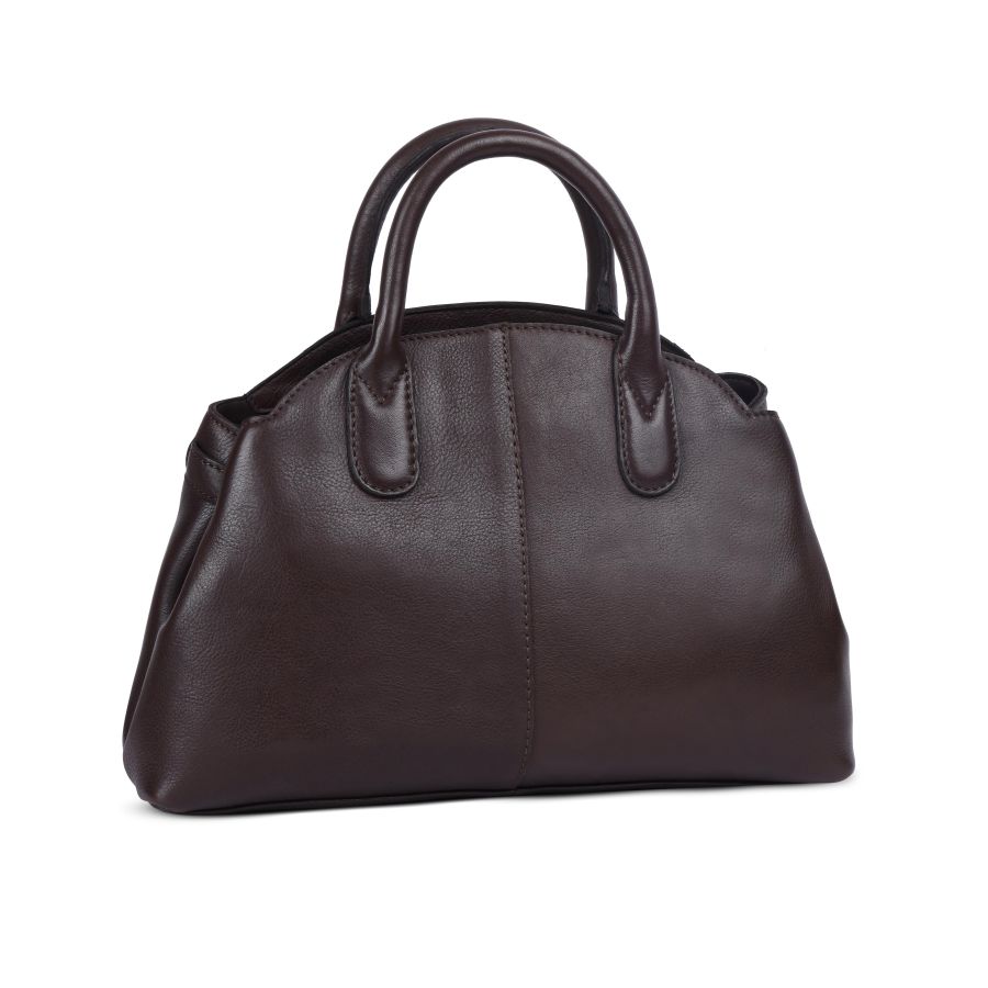 House of Nordic Classic Handbag Dark Brown