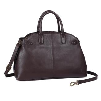 House of Nordic Classic Handbag Dark Brown, 11