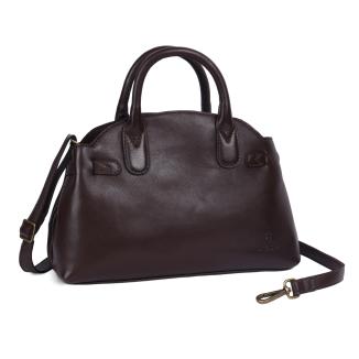House of Nordic Classic Handbag Dark Brown