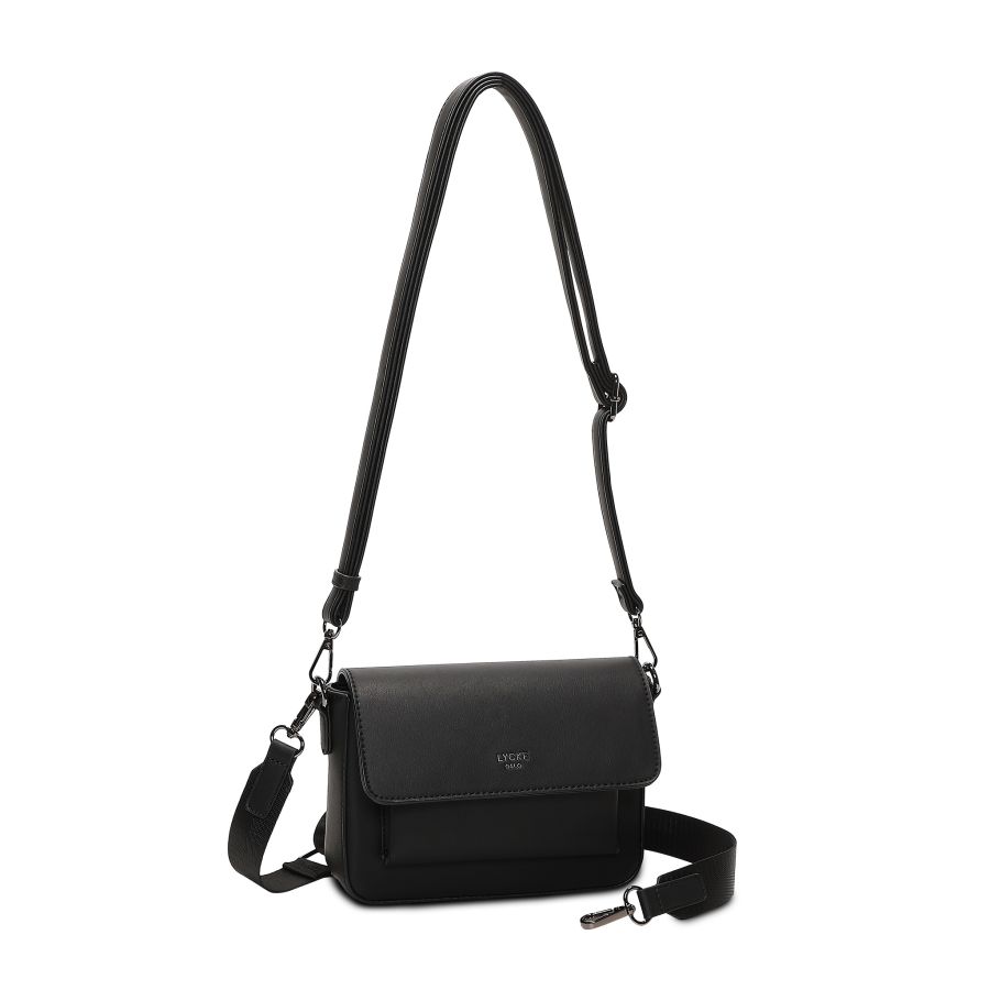 Lycke Levanger Flap Bag Black
