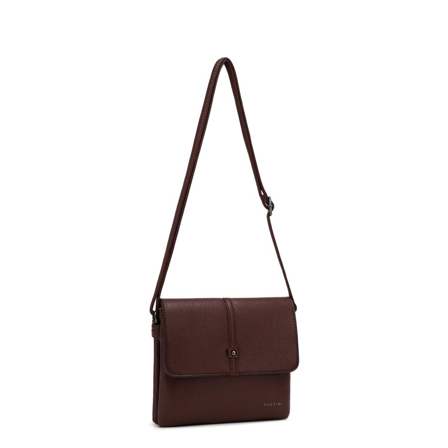 Puccini Abby Flapbag Brown