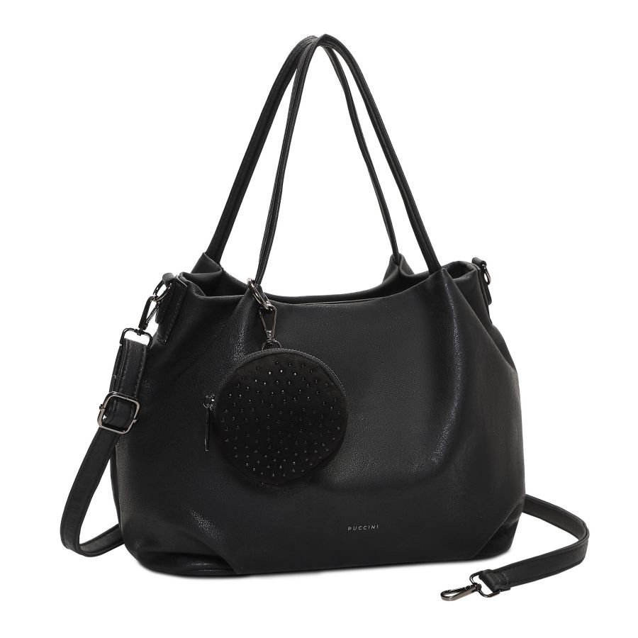 Puccini Linea Handbag Black