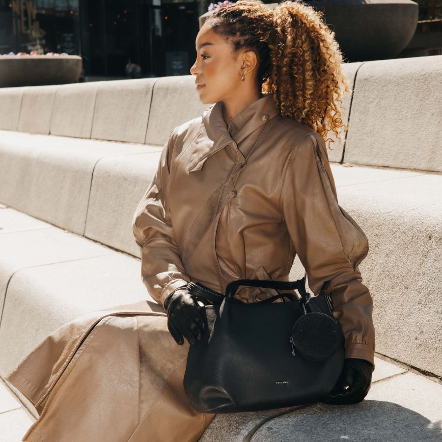 Puccini Linea Handbag Black