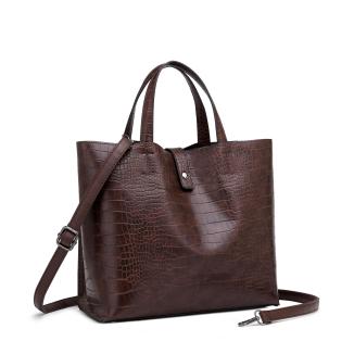 Puccini Greta Handb Croco Brown