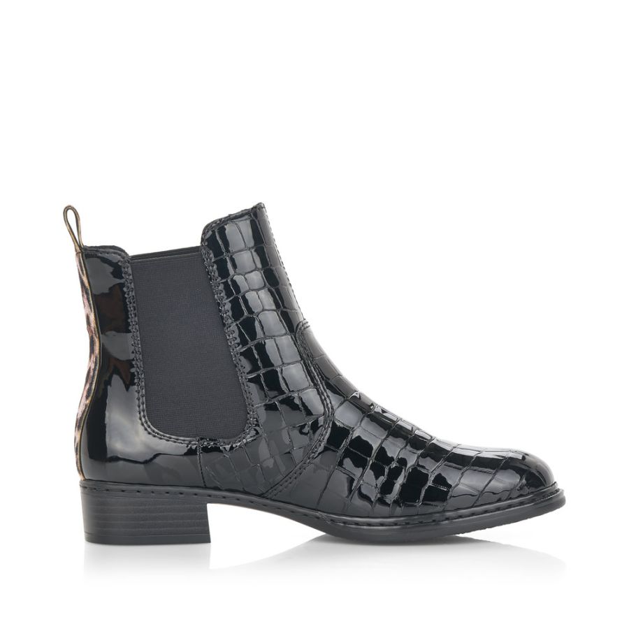 Rieker Boots Black/Croco