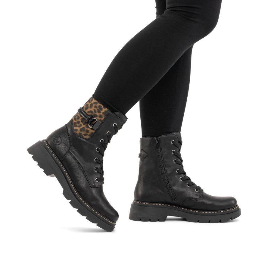 Rieker Känga Black/Leo