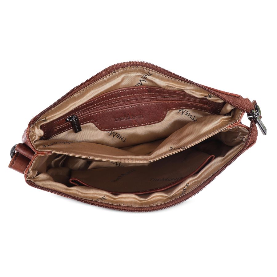 The Monte Clutch M Cognac