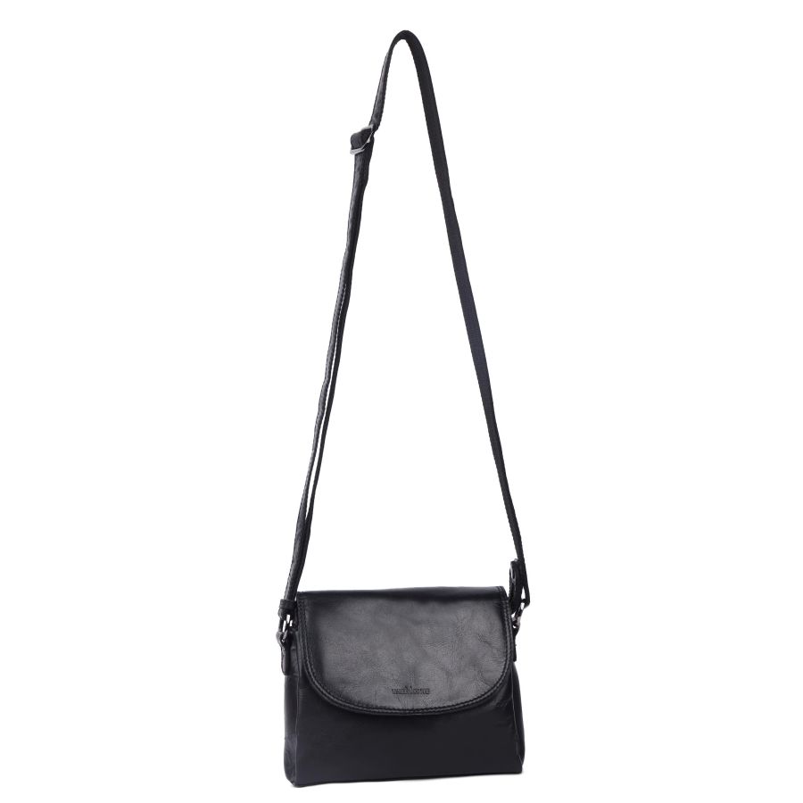 The Monte Flap Bag S Black