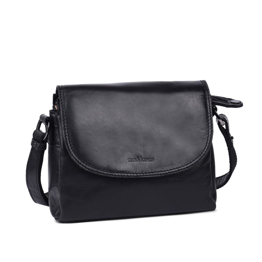 The Monte Flap Bag S Black