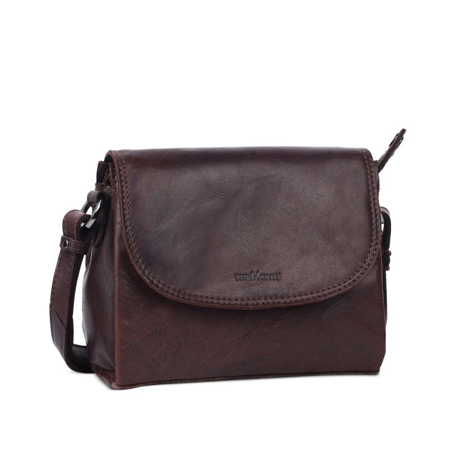 The Monte Flap Bag S Brown