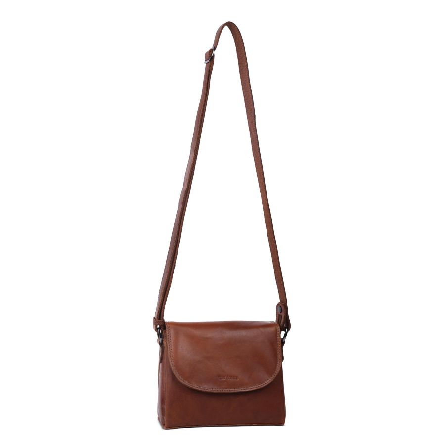 The Monte Flap Bag S Cognac