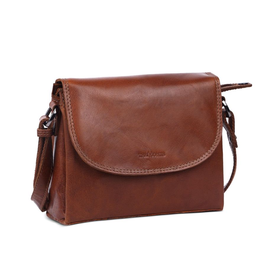 The Monte Flap Bag S Cognac