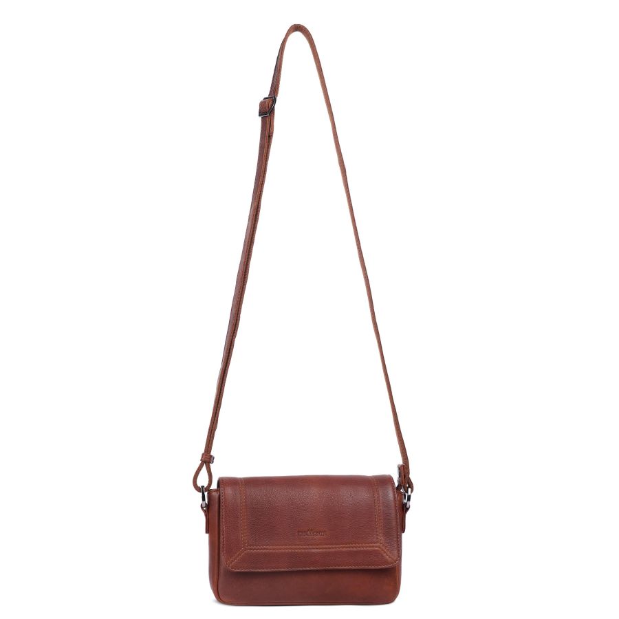 The Monte Flap Bag S Cognac