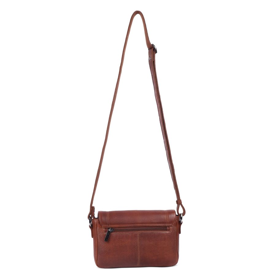 The Monte Flap Bag S Cognac