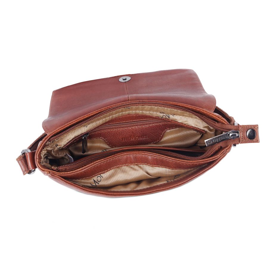 The Monte Flap Bag S Cognac