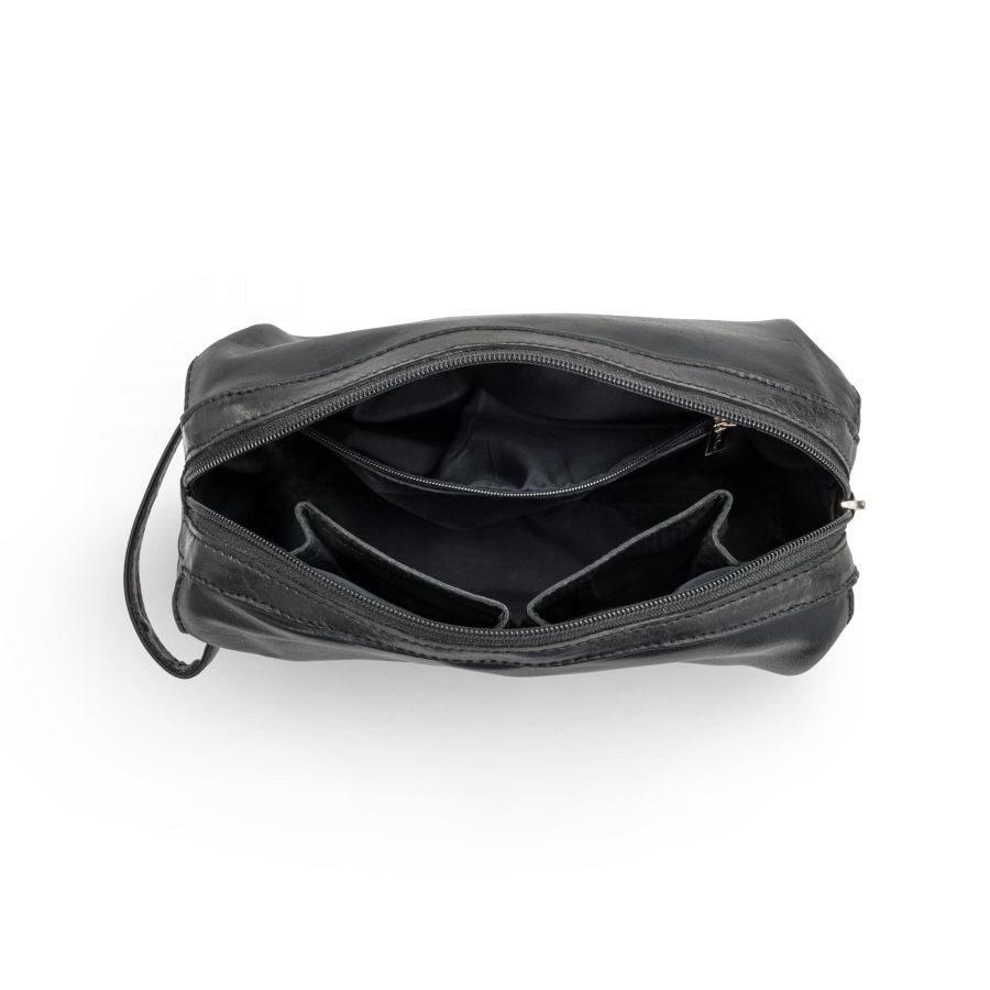 The Monte Toilet Bag Black