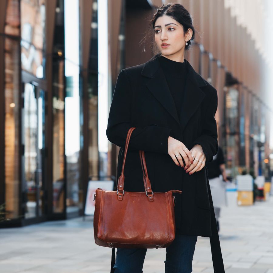 The Monte Tote Bag M Cognac