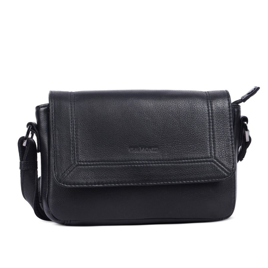 TheMonte Flap Bag S Black