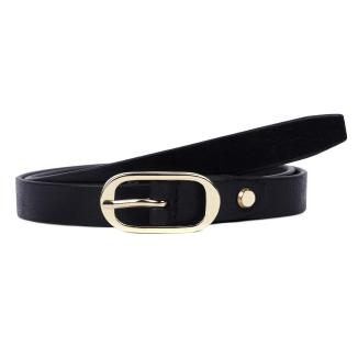 The Monte Bälte Ovalt Spänne Gold Black